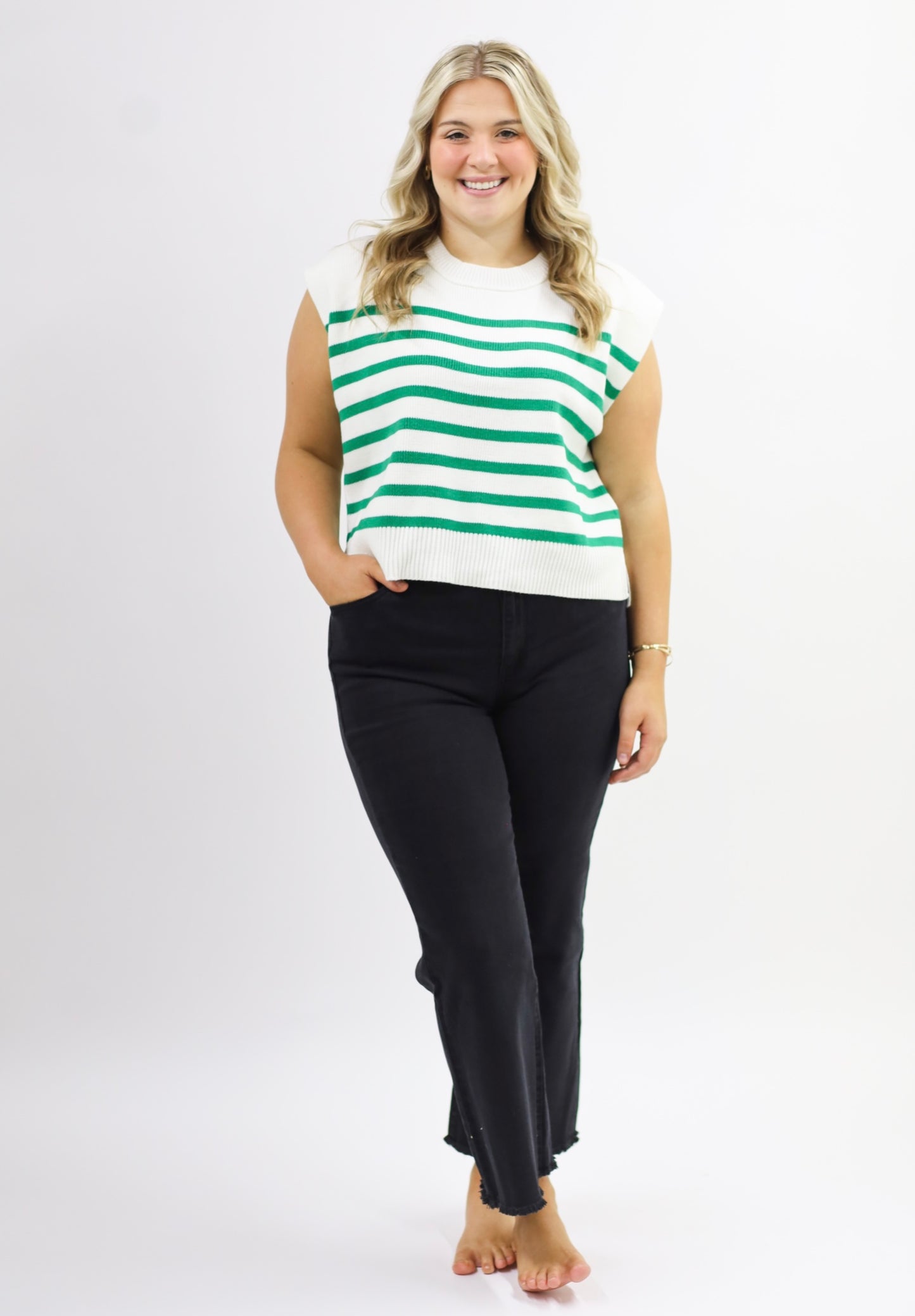 Aspen Top, GREEN & RED