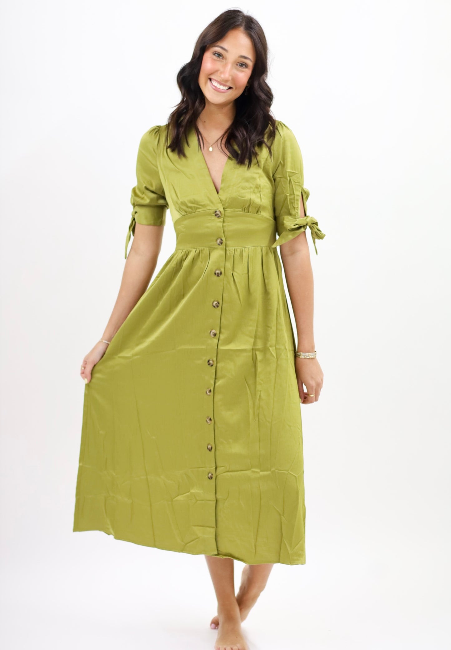 Sofia Dress, OLIVE