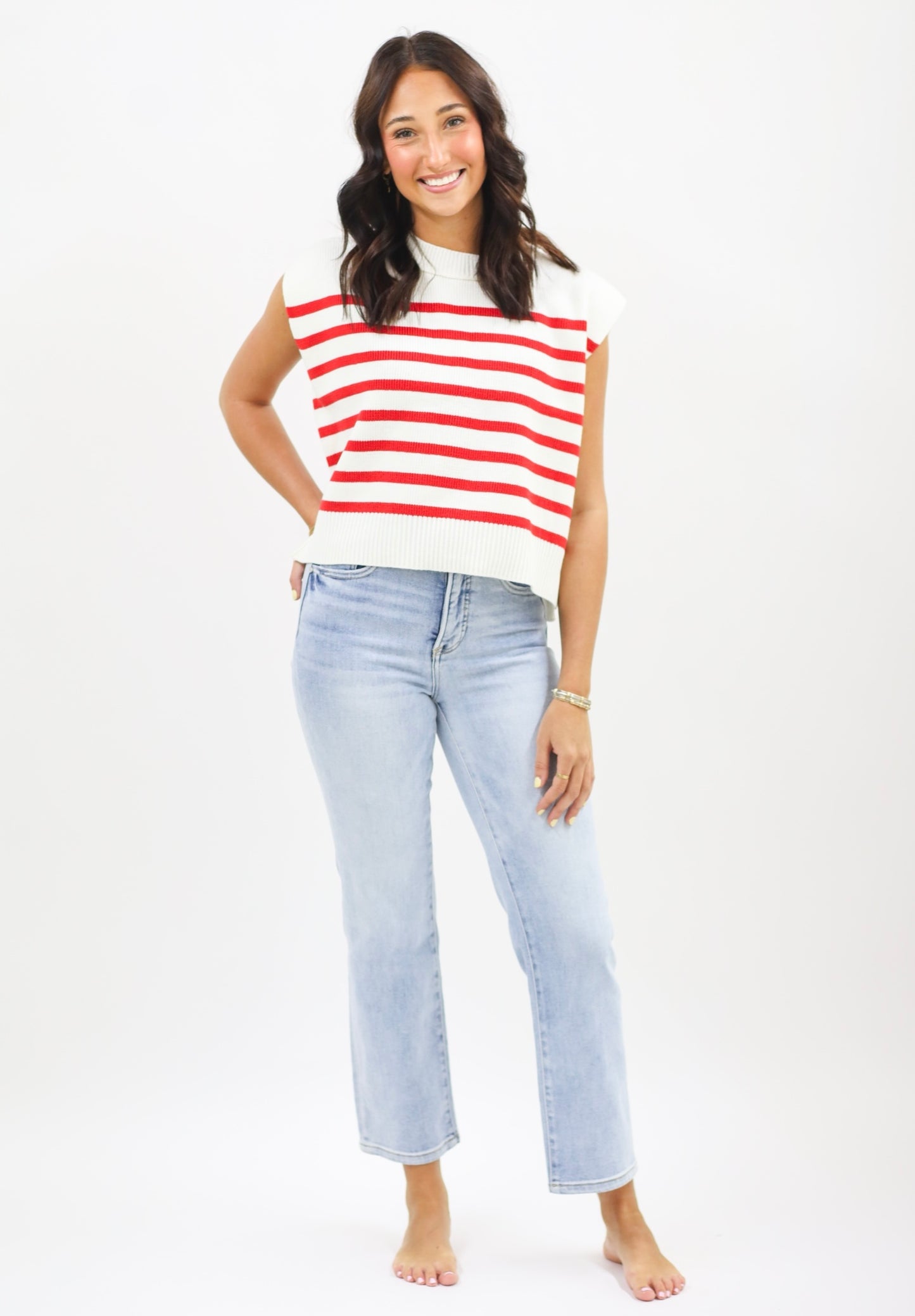 Aspen Top, GREEN & RED