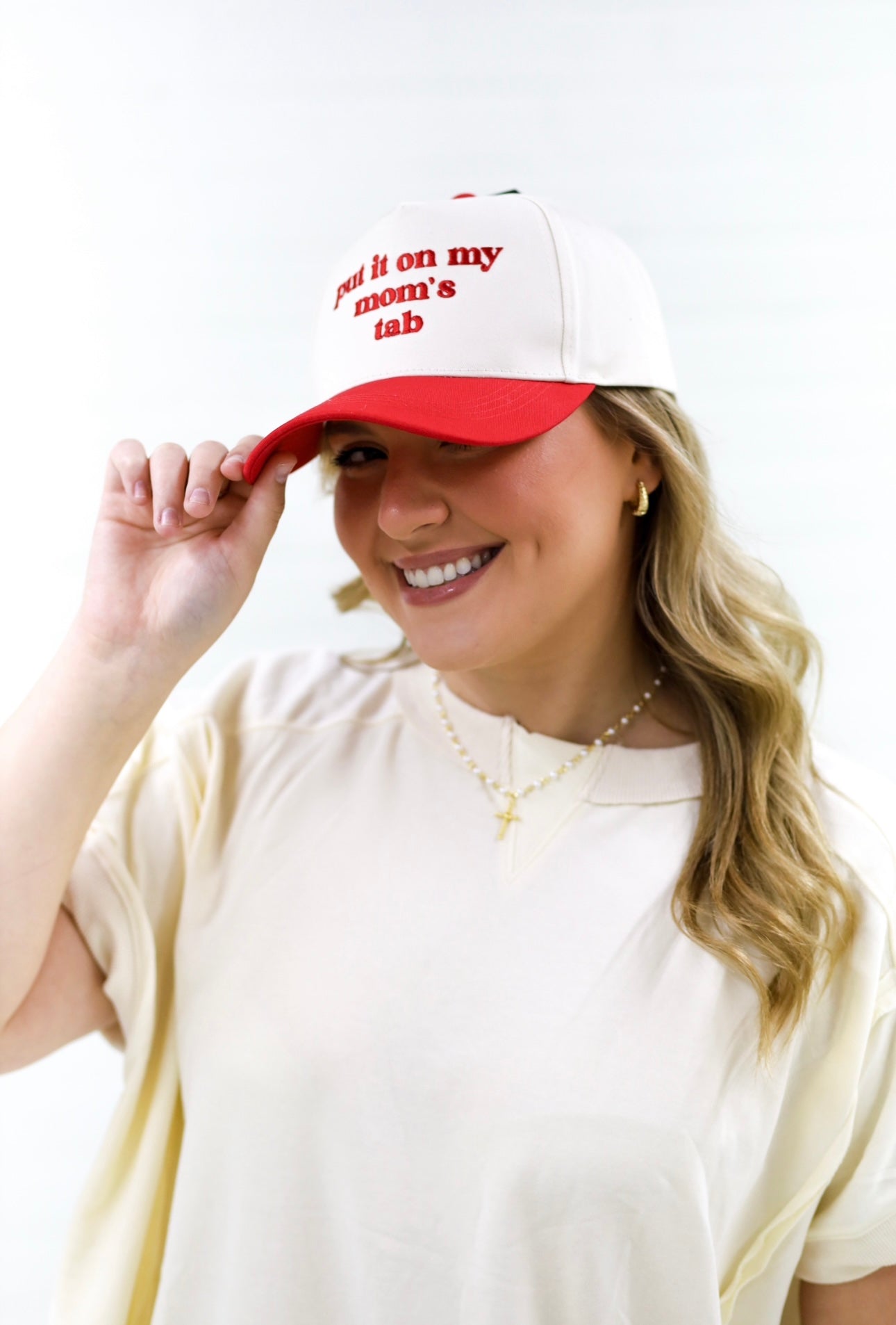Mom’s Tab Hat, RED