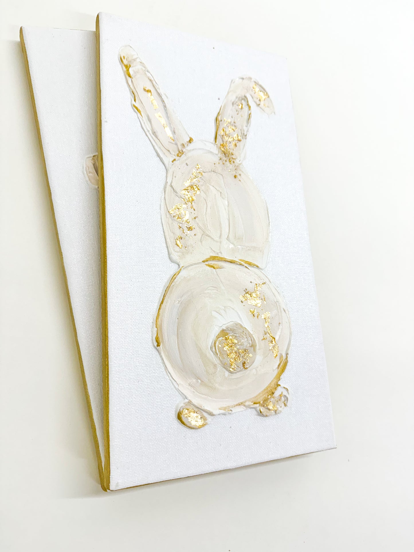 Bunny Canvas, WHITE/GOLD