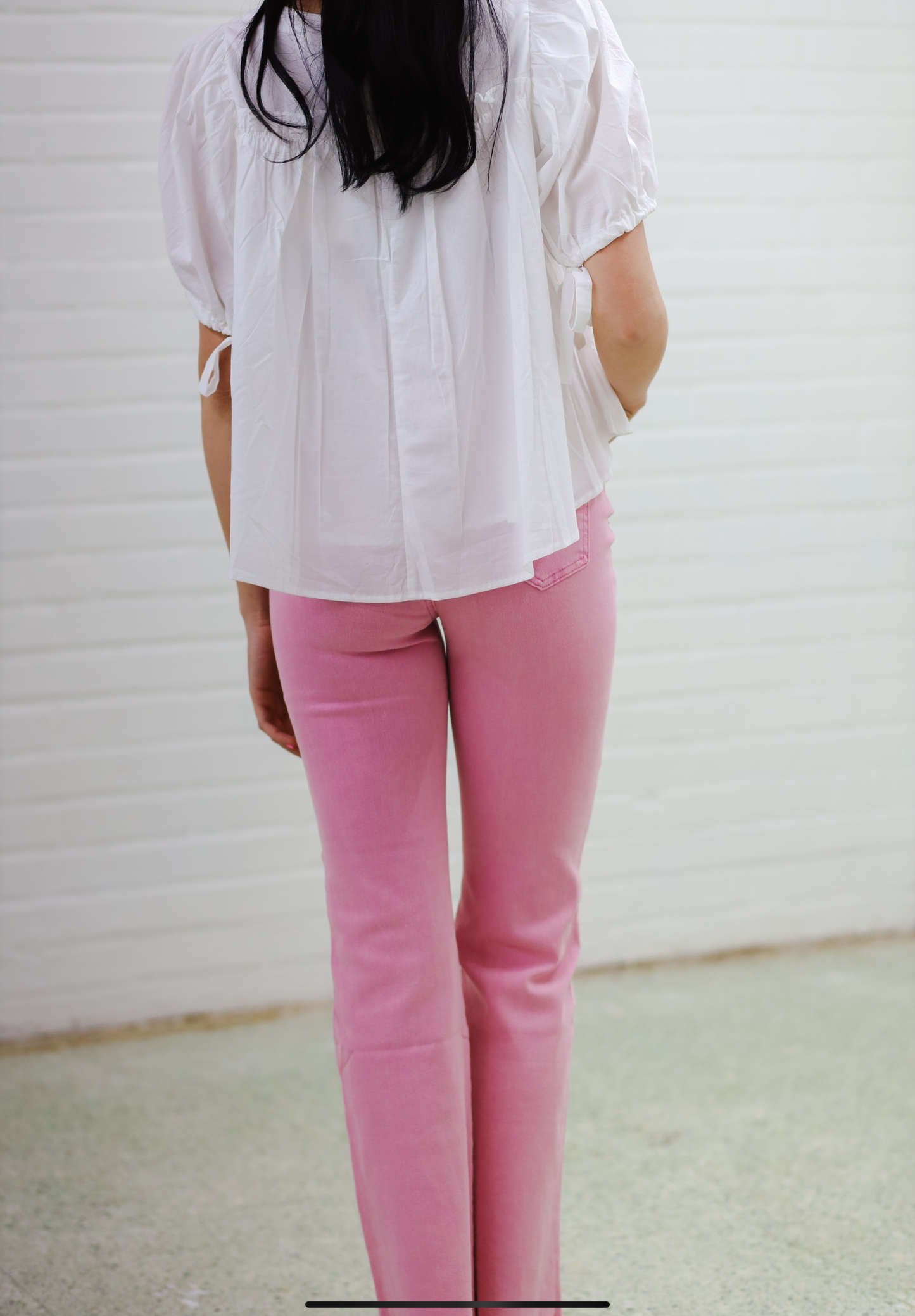 Paige Denim Pants, PINK