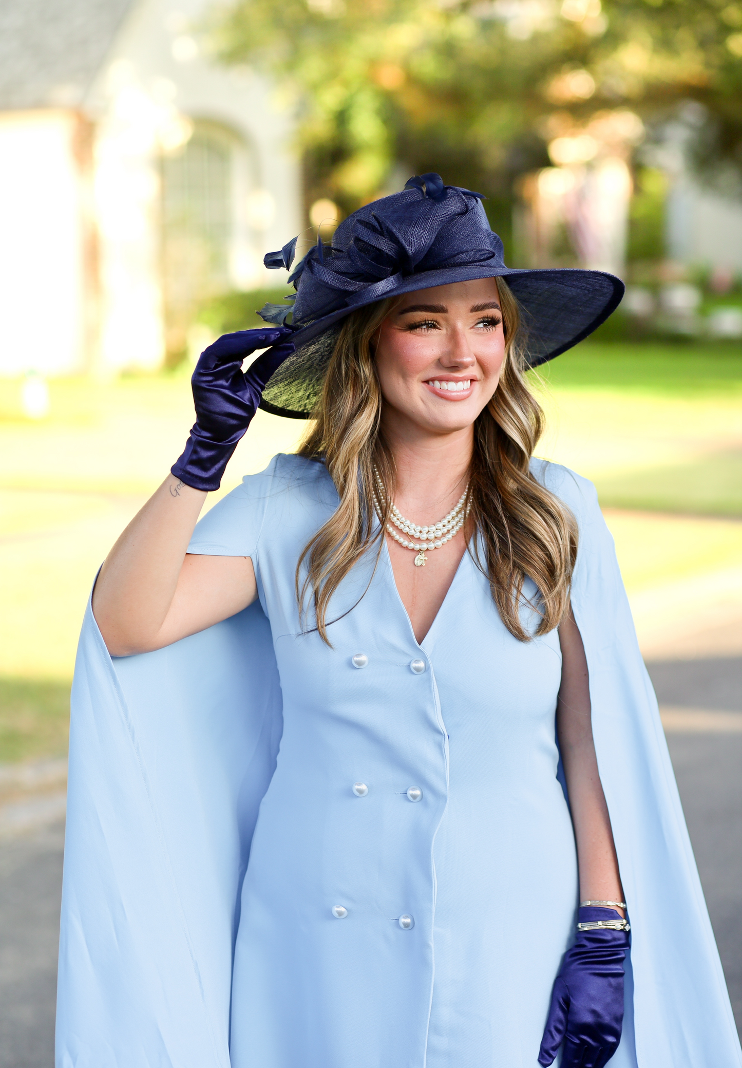 Mabel Suit Dress, BLUE