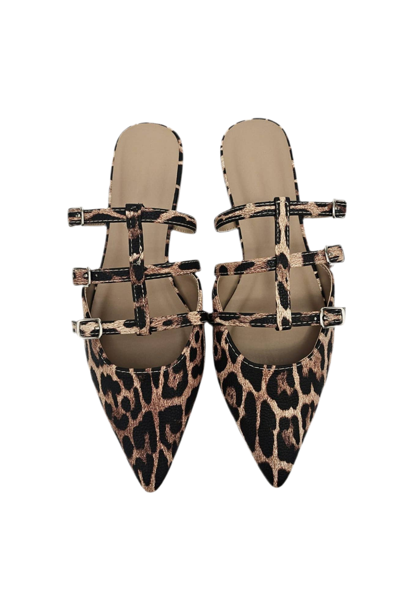 Elsie Pointed Toe Flat, LEOPARD