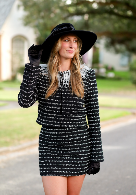 Etta Suit Top, BLACK