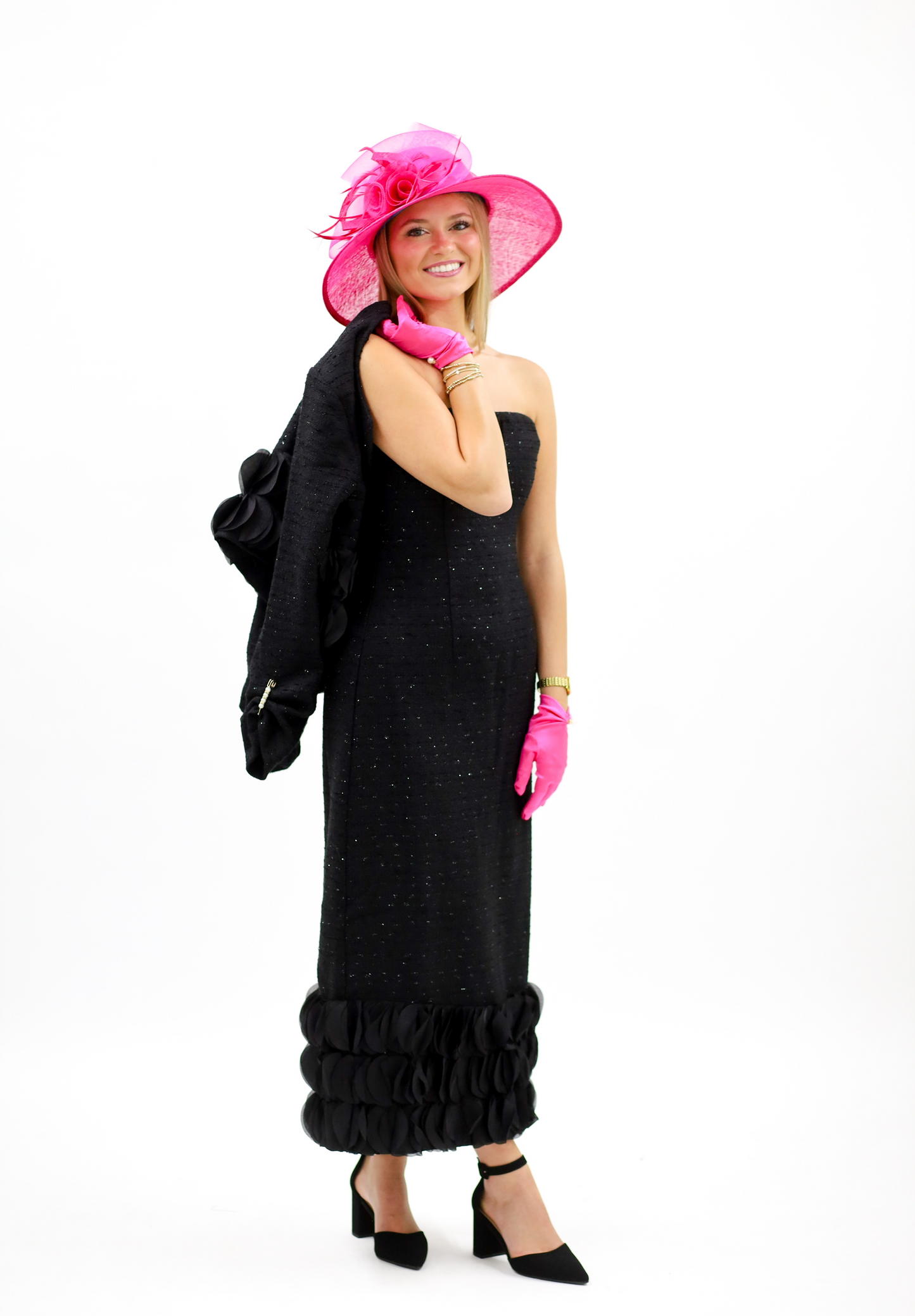 Florence Suit Dress, BLACK