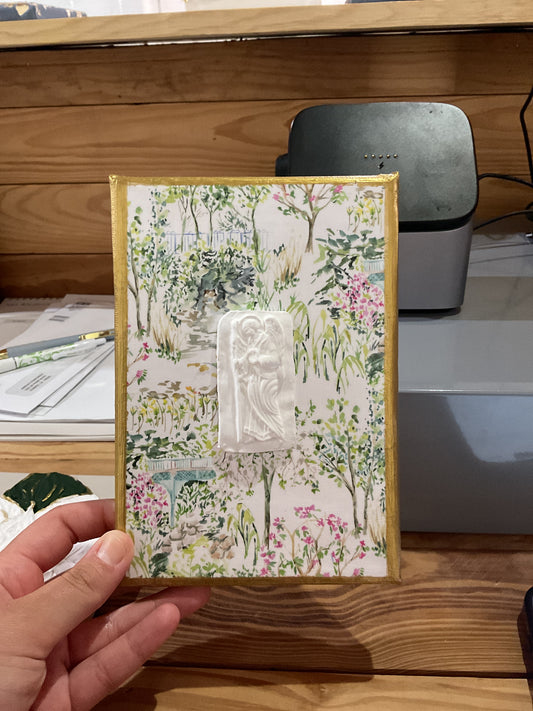 Chinoiserie Intaglio Art, WHITE