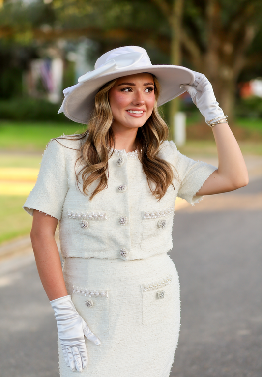 Estelle Suit Top, CREAM