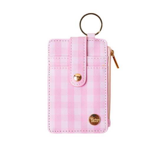 Gingham Wallet, PINK