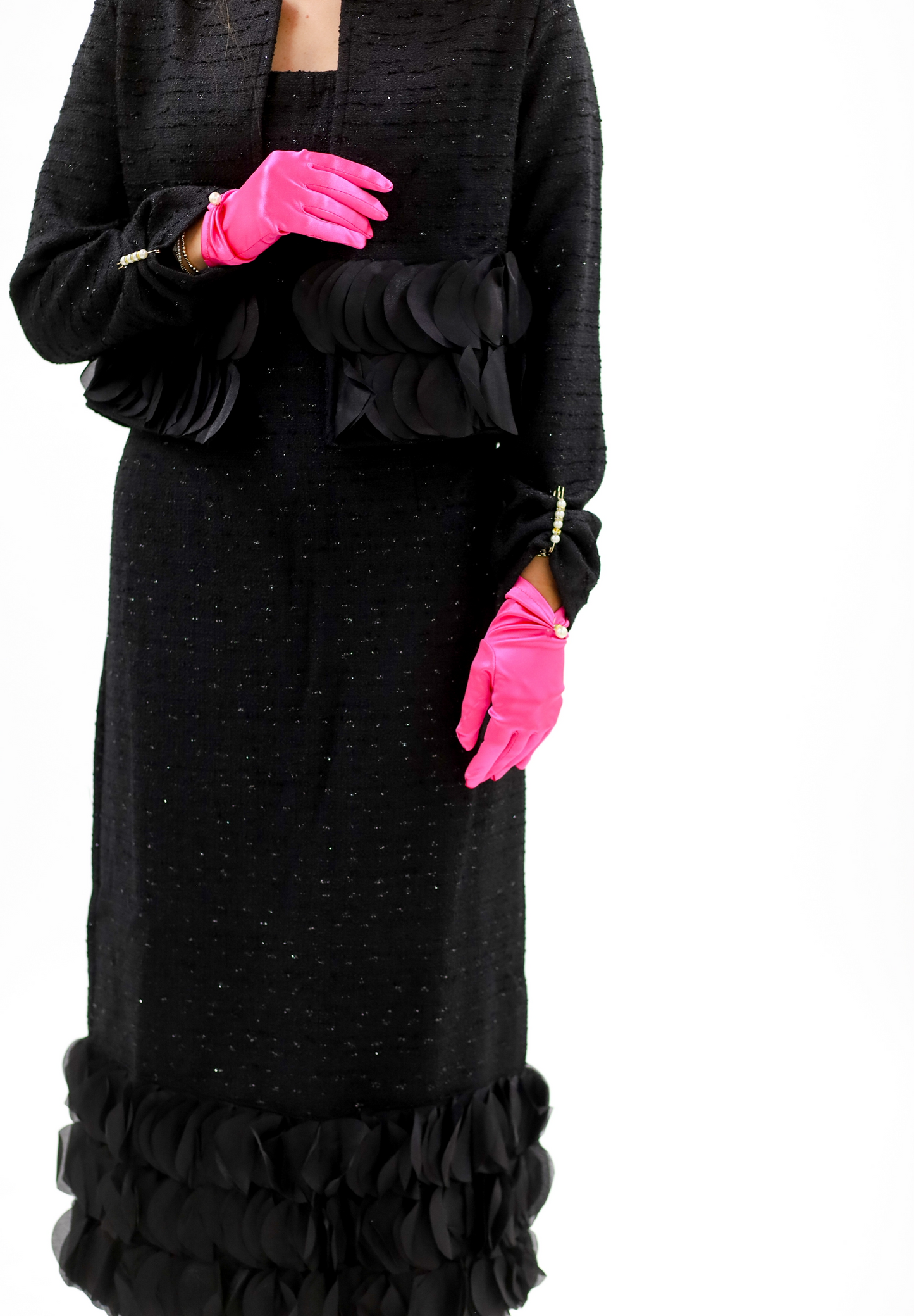 Florence Suit Dress, BLACK