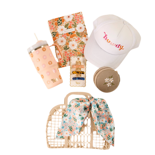 Hat Gift Basket, BEIGE