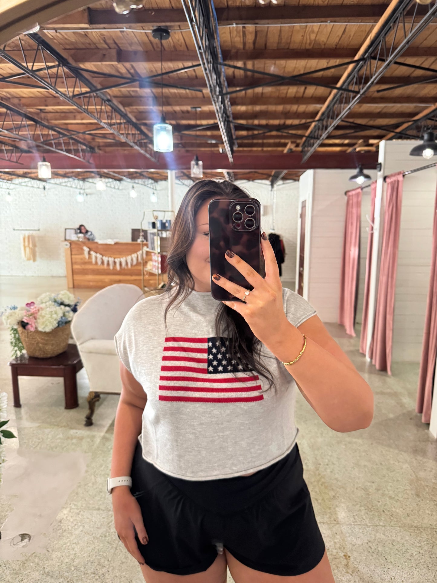 USA Top, GREY