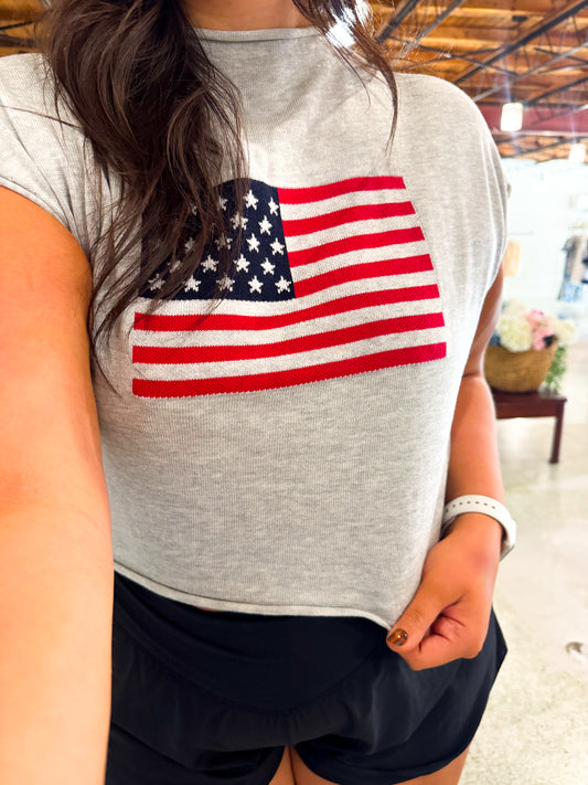 USA Top, GREY