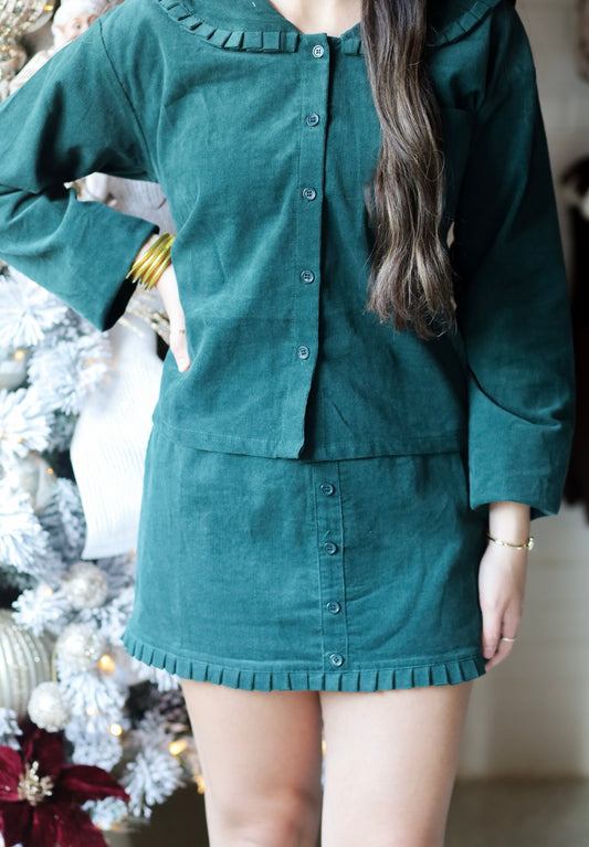 Alix Set Skirt, GREEN