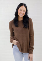 Heather Sweater, BROWN