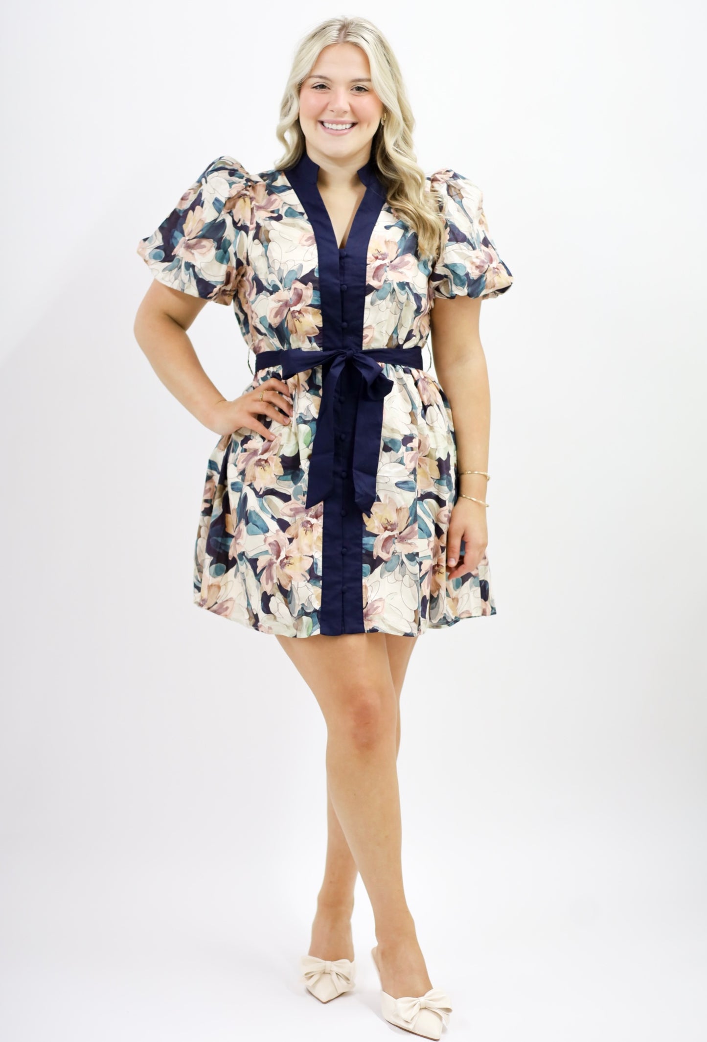 Grace Dress, NAVY