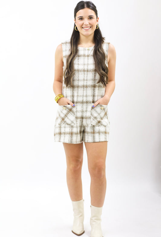 Blaire Romper, CREAM