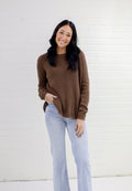 Heather Sweater, BROWN