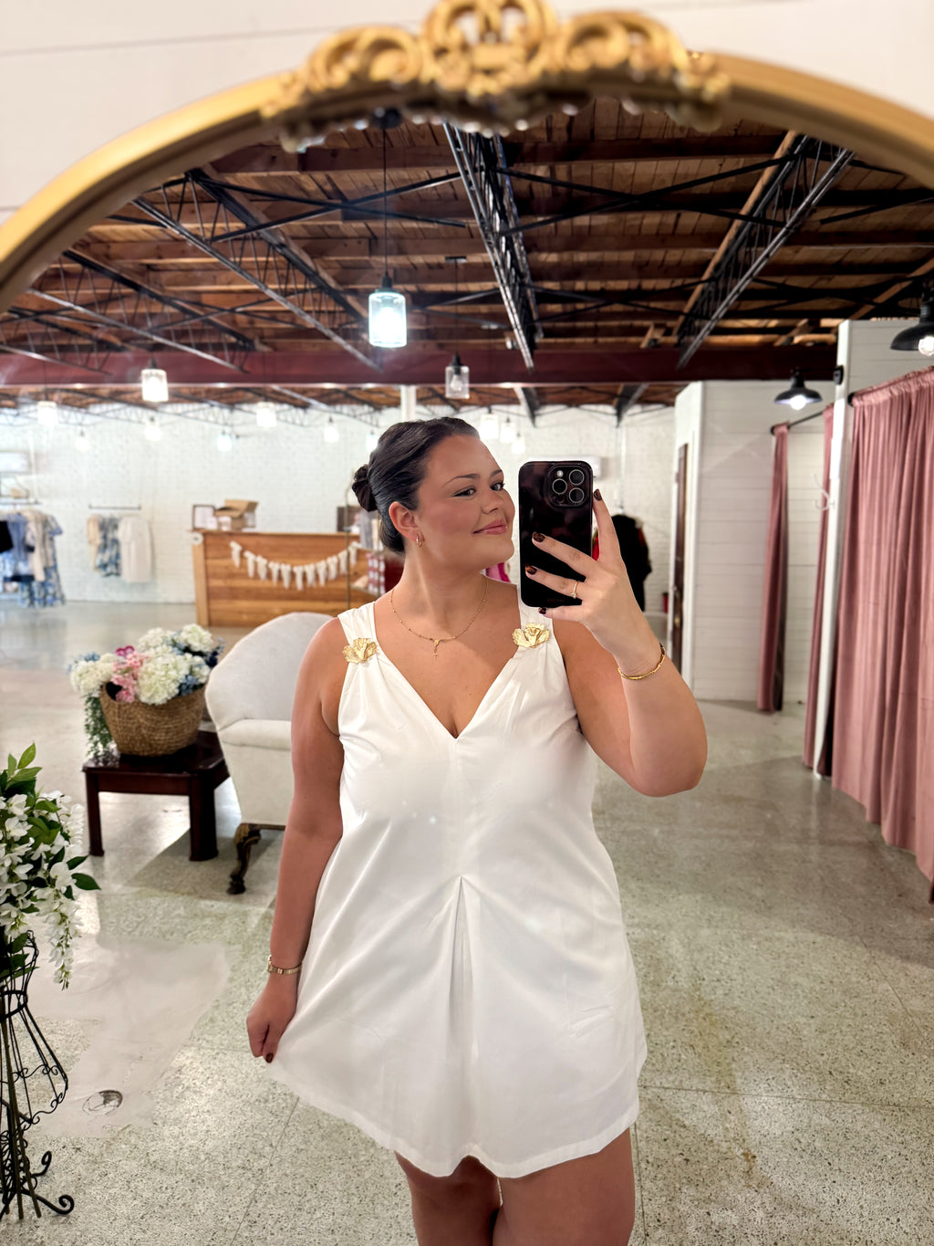 Madison Dress, WHITE
