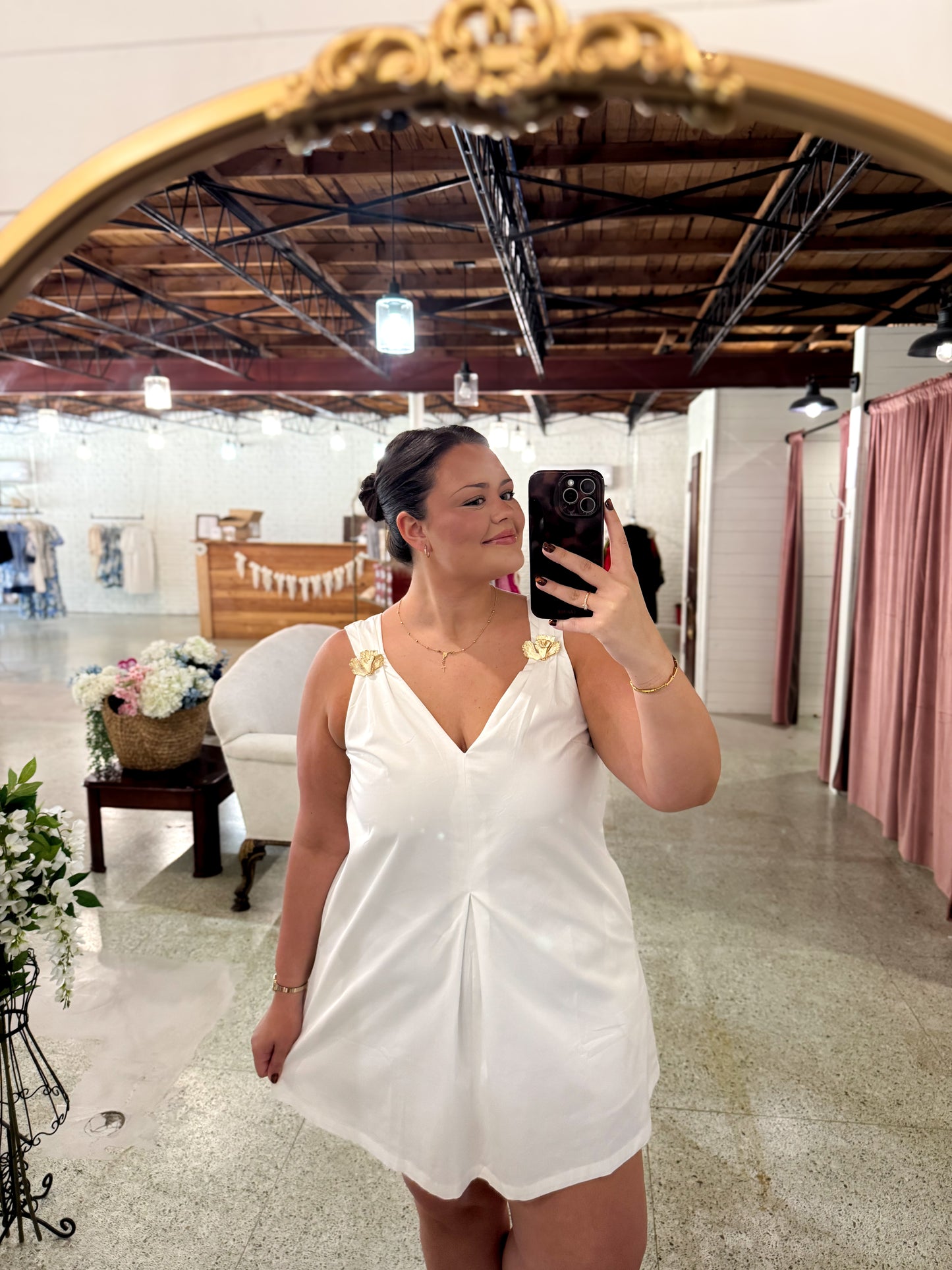 Madison Dress, WHITE