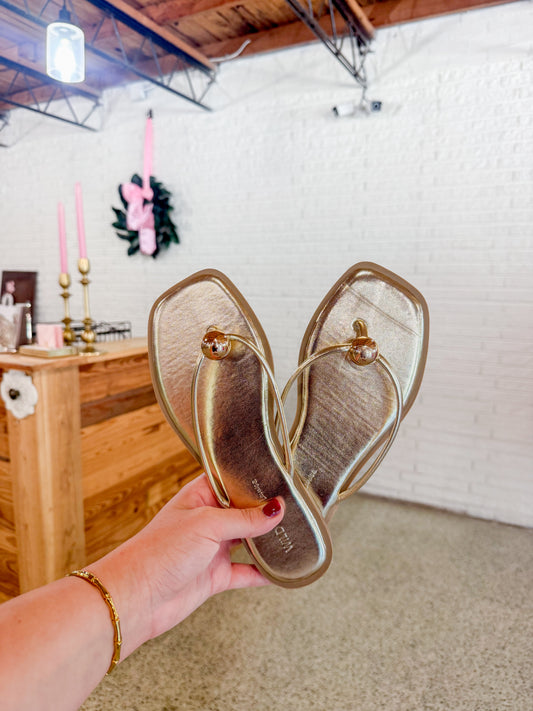 Brit Sandals, GOLD