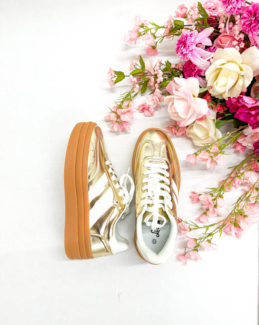 Victoria Sneaker, GOLD