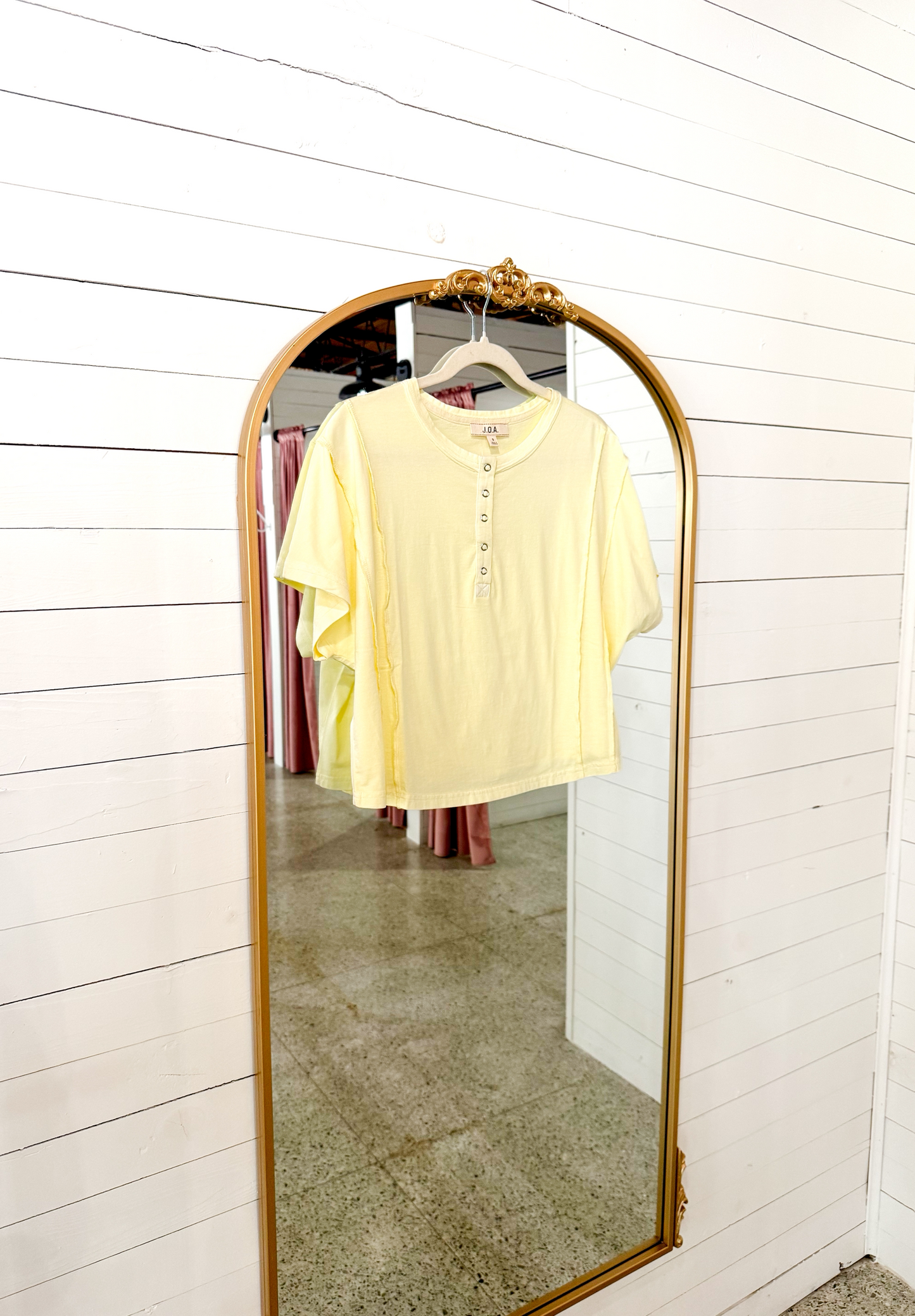 Margot Top, PINK/YELLOW