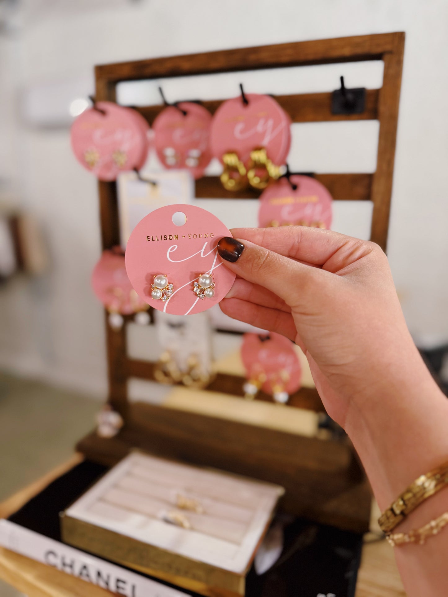 Pearl + Shine Earring, GOLD