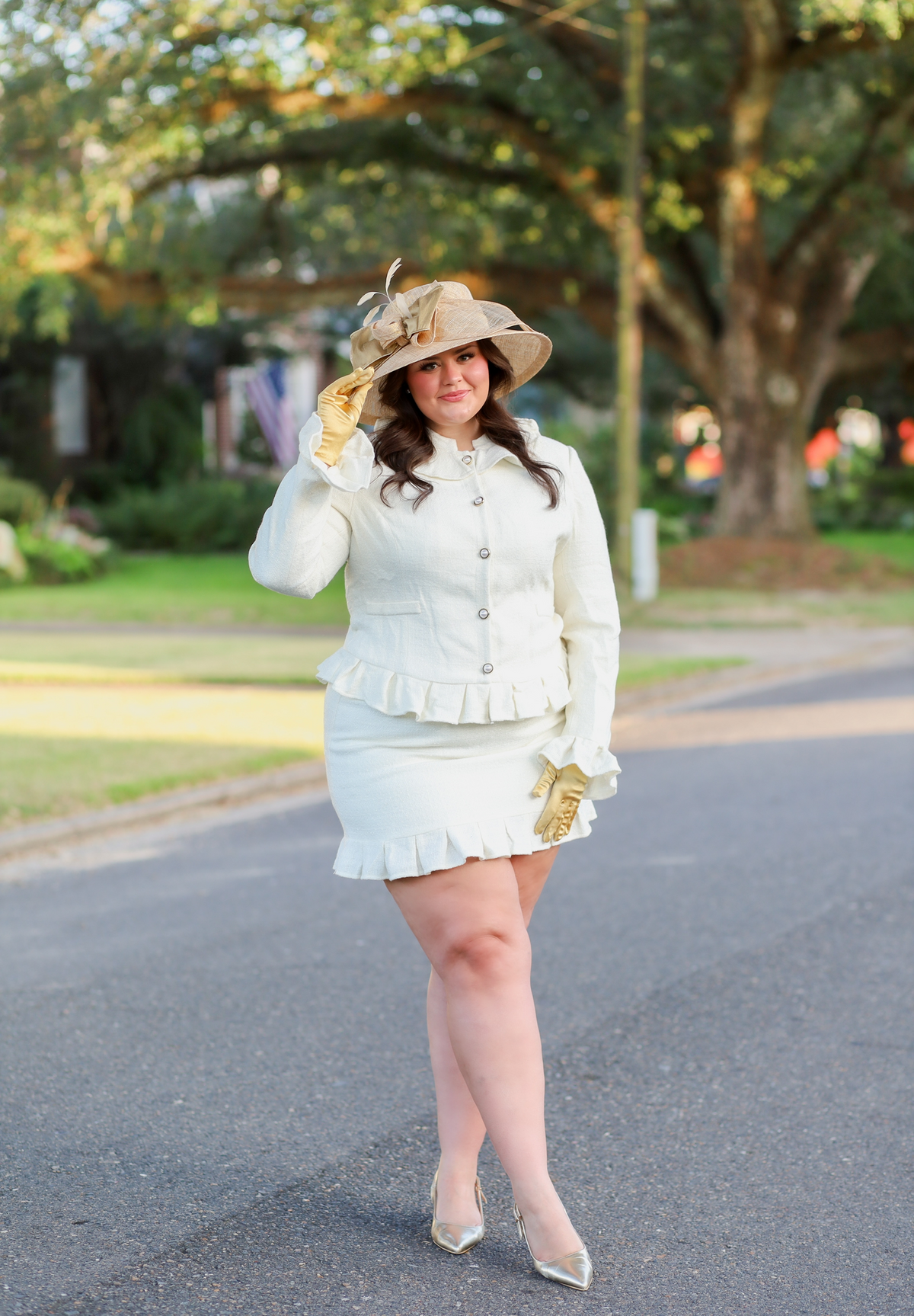 Miley Suit Skirt, CREAM