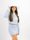 Lyla Suit Top, BLUE