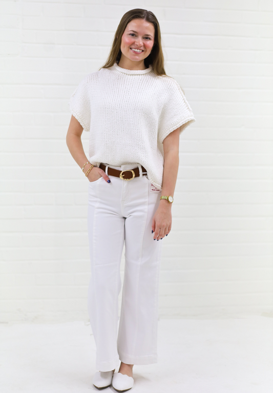 Maura Top, WHITE