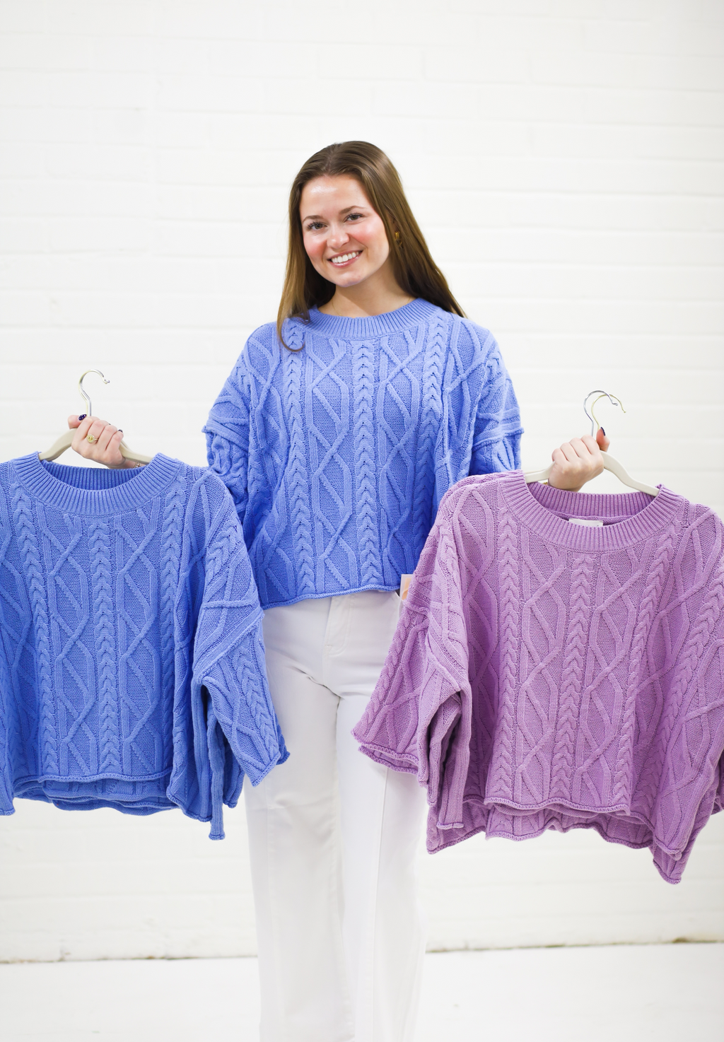 Julie Top, PURPLE/BLUE