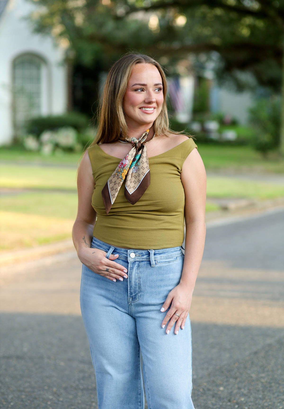Olivia Top, GREEN