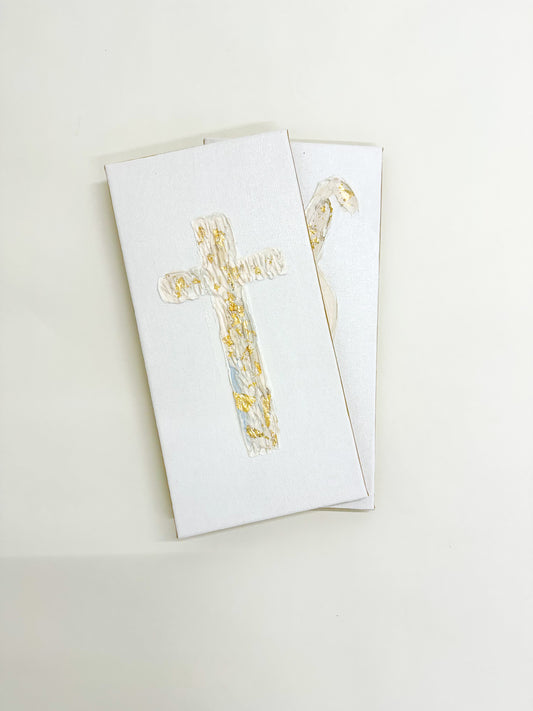 He is Risen Canvas, WHITE/GOLD