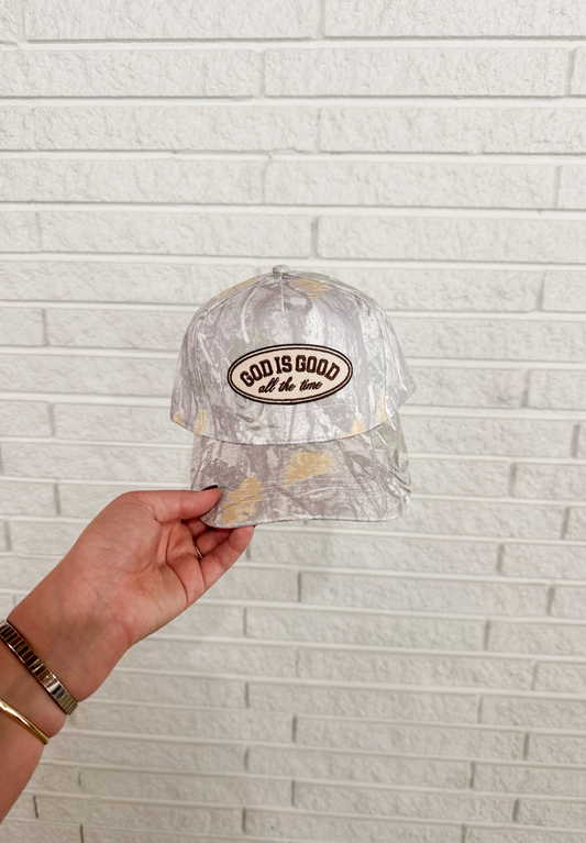 Camo Jesus Hat, GREEN