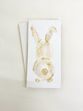 Bunny Canvas, WHITE/GOLD