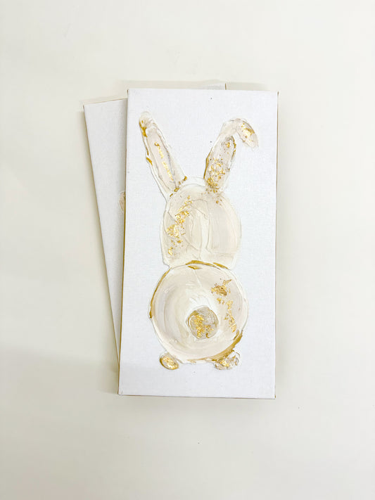 Bunny Canvas, WHITE/GOLD