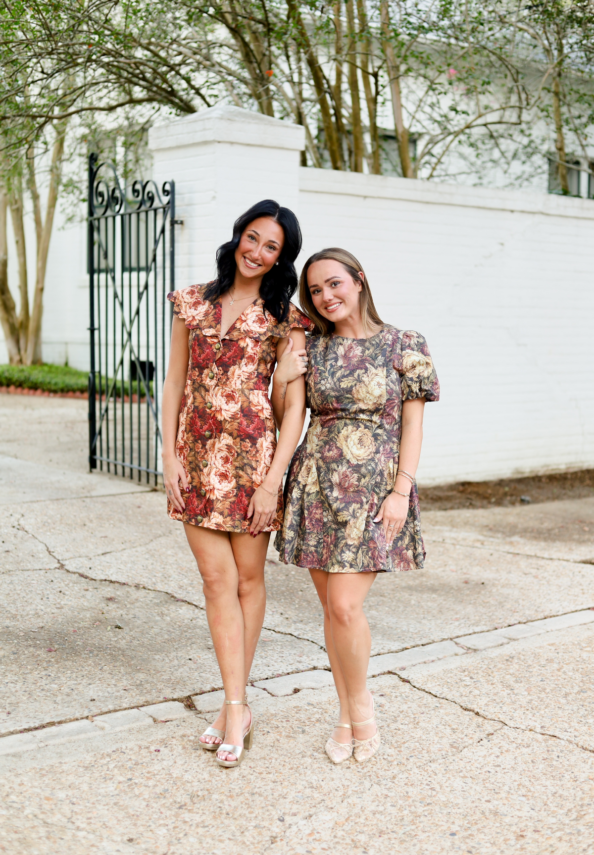 Sabrina Dress, BROWN MULTI