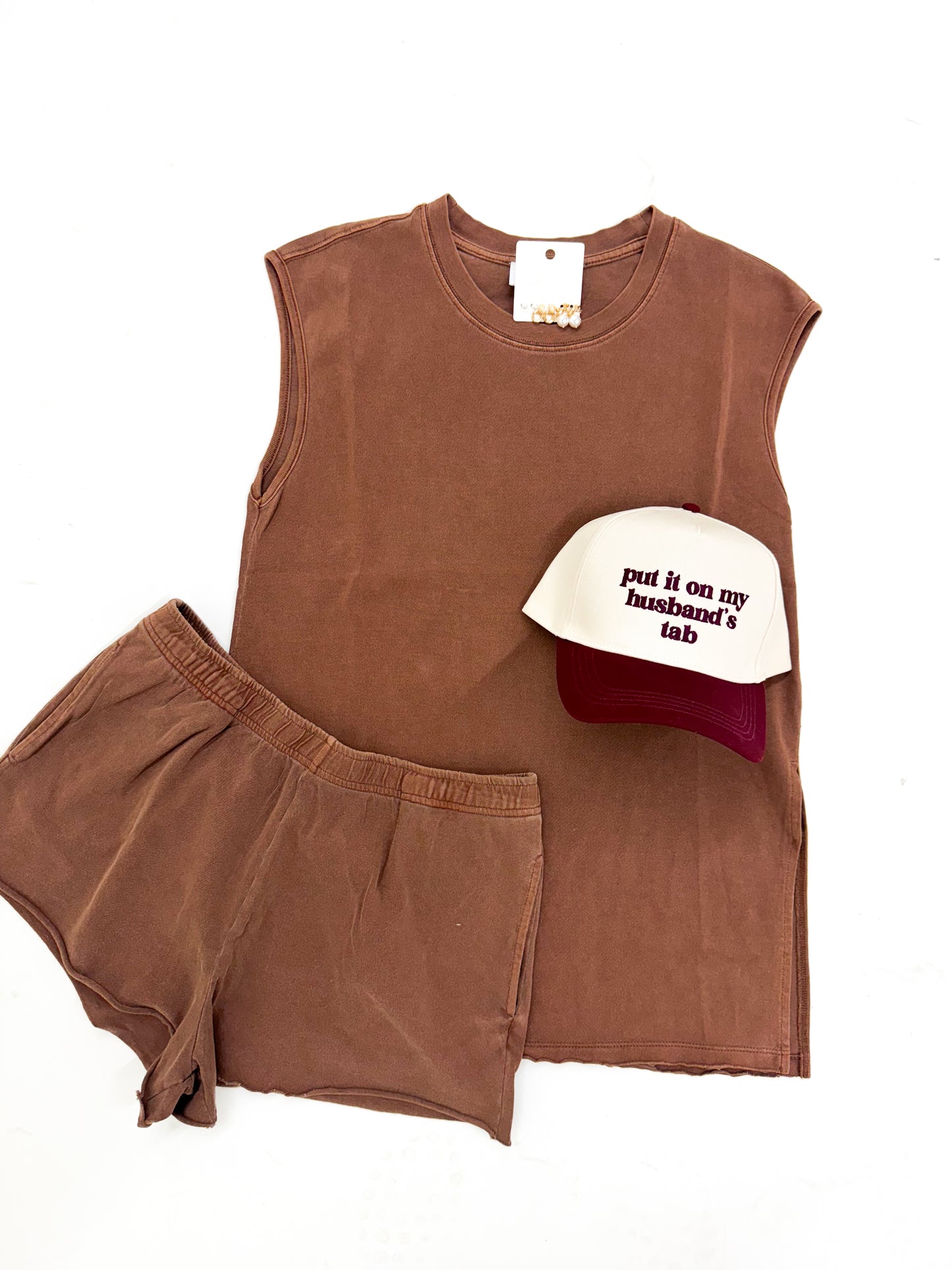 Amber Athletic Shorts, BROWN