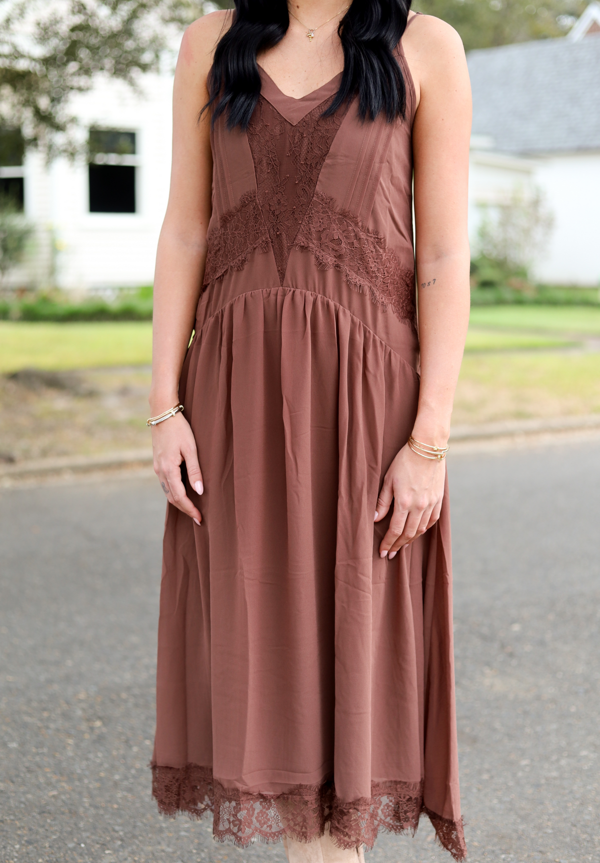 Autumn Dress, BROWN