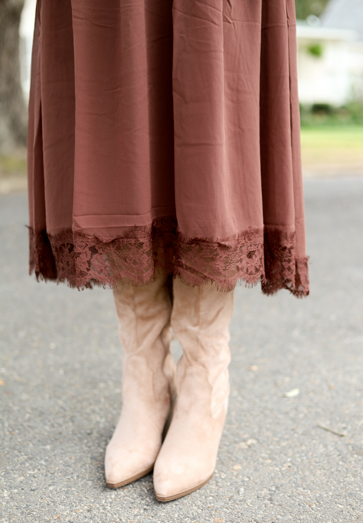 Autumn Dress, BROWN