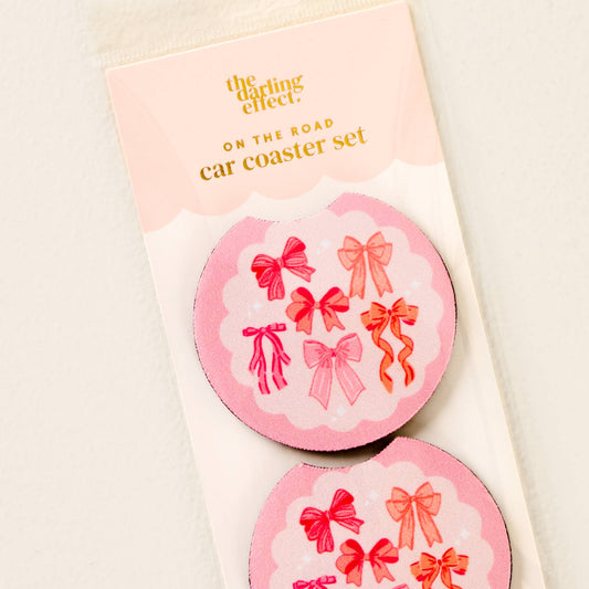 Car Coaster Set, PINK